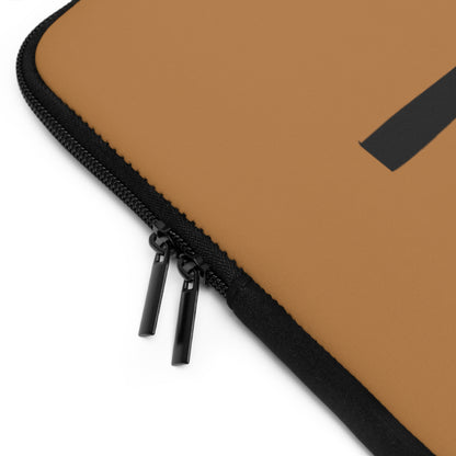 Laptop Sleeve: Fishing Lite Brown