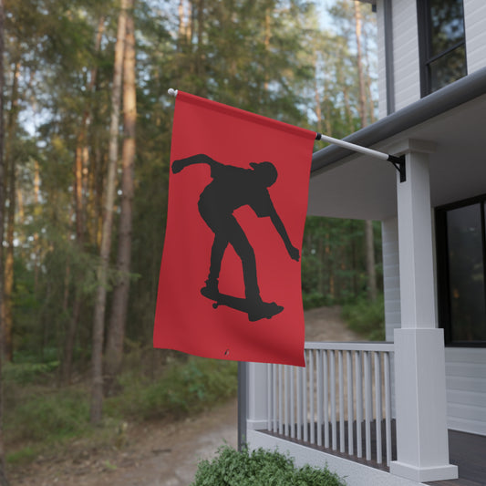 House Banner: Skateboarding Dark Red