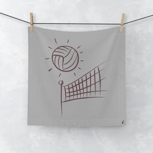 Face Towel: Volleyball Lite Grey