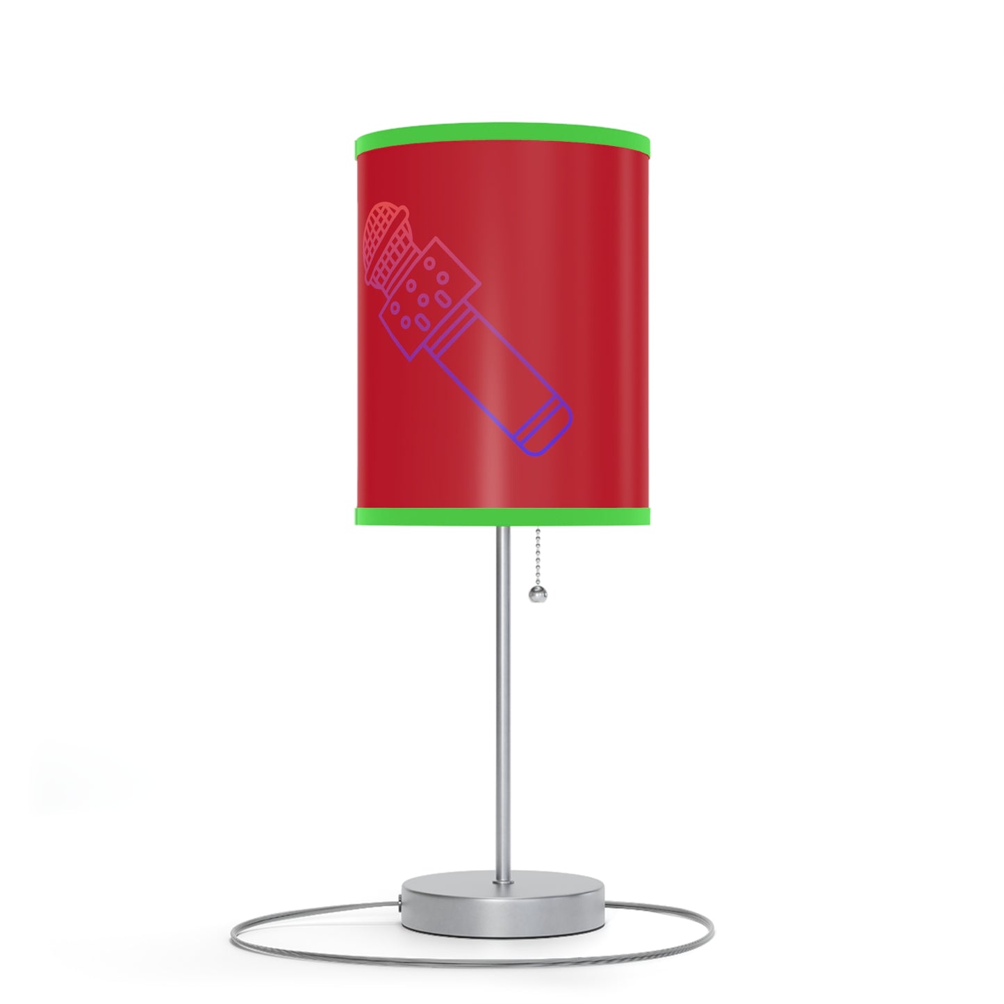 Lamp on a Stand, US|CA plug: Music Dark Red