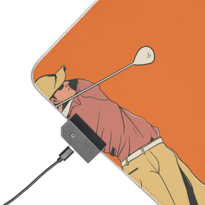 LED Gaming Mouse Pad: Golf Crusta