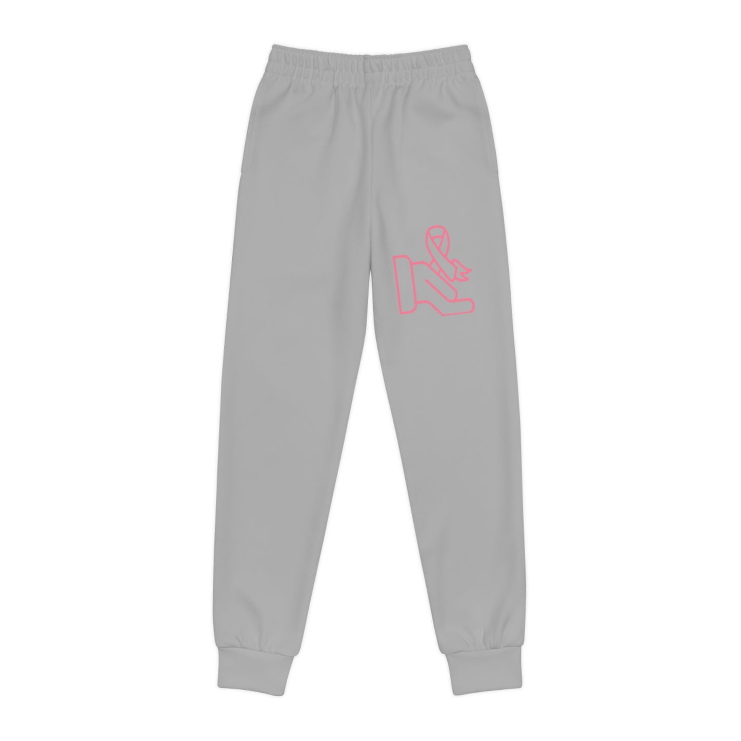 Youth Joggers: Fight Cancer Lite Grey