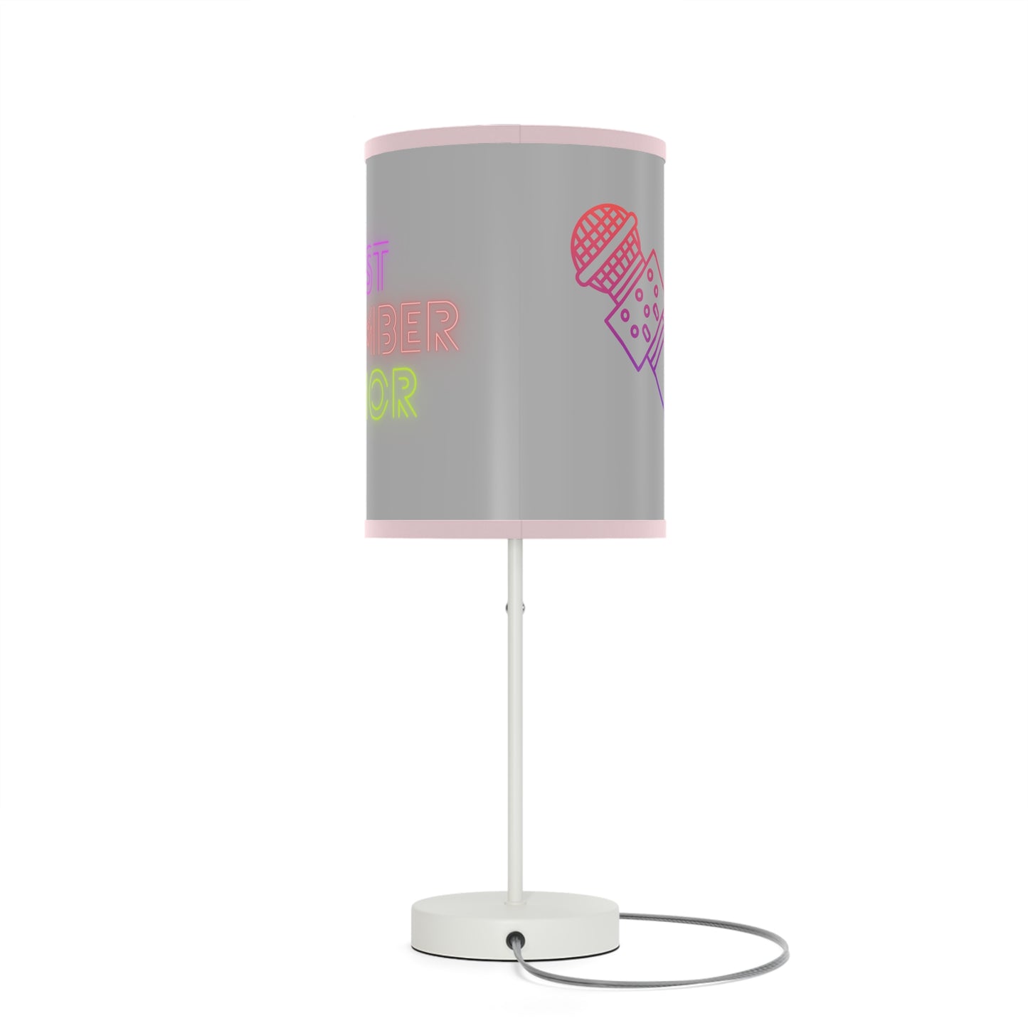 Lamp on a Stand, US|CA plug: Music Lite Grey