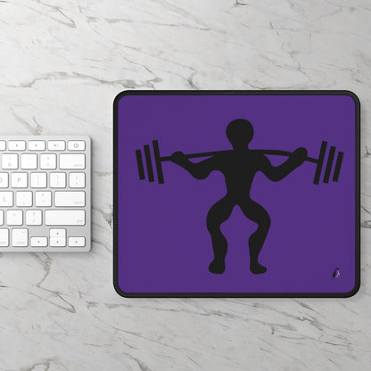 Gaming Mouse Pad: Weightlifting Purple