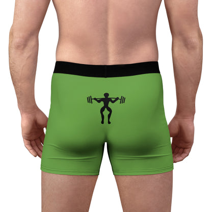 Men's Boxer Briefs: Weightlifting Green