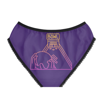 Women's Briefs: Bowling Purple