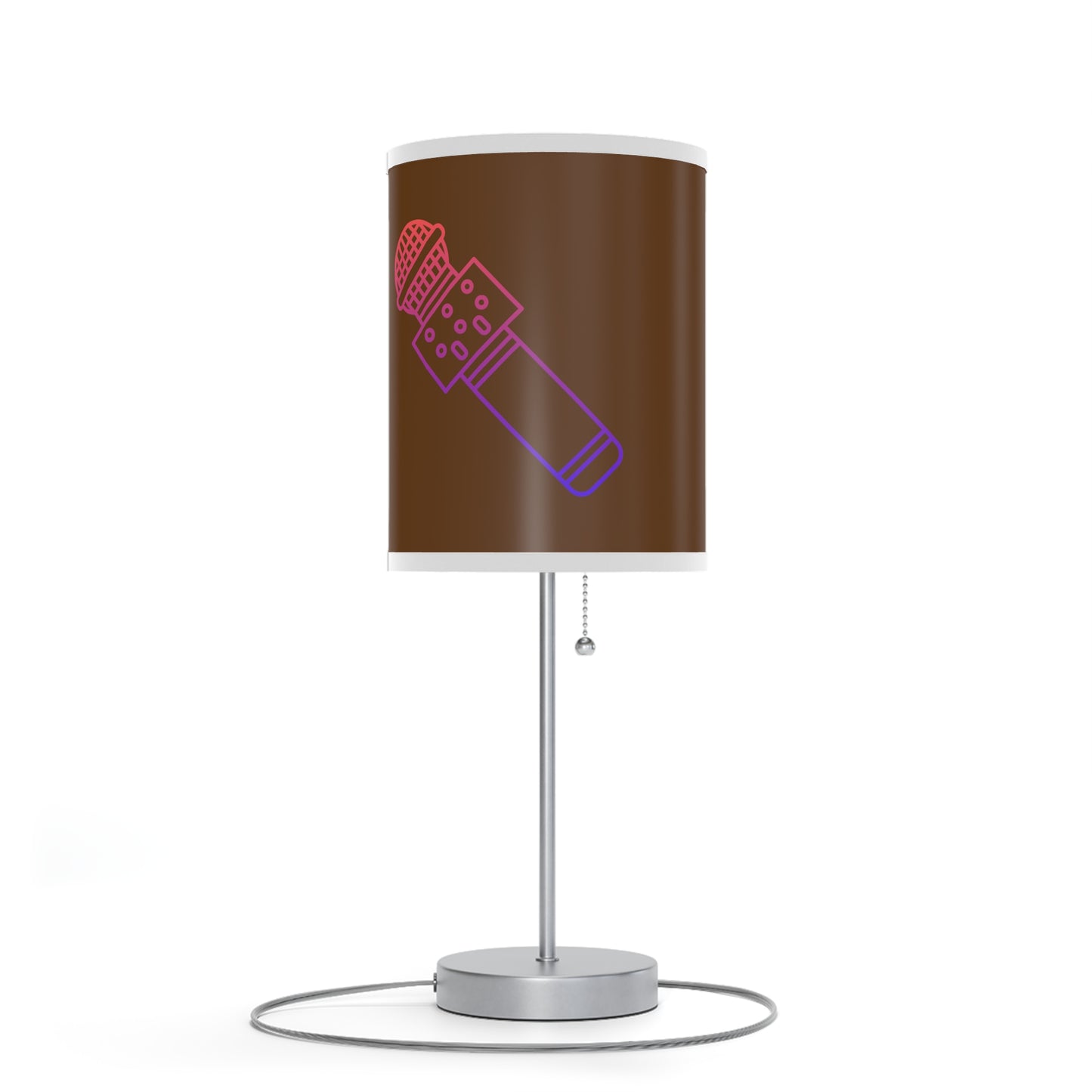 Lamp on a Stand, US|CA plug: Music Brown