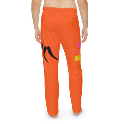 Men's Pajama Pants: Wrestling Orange