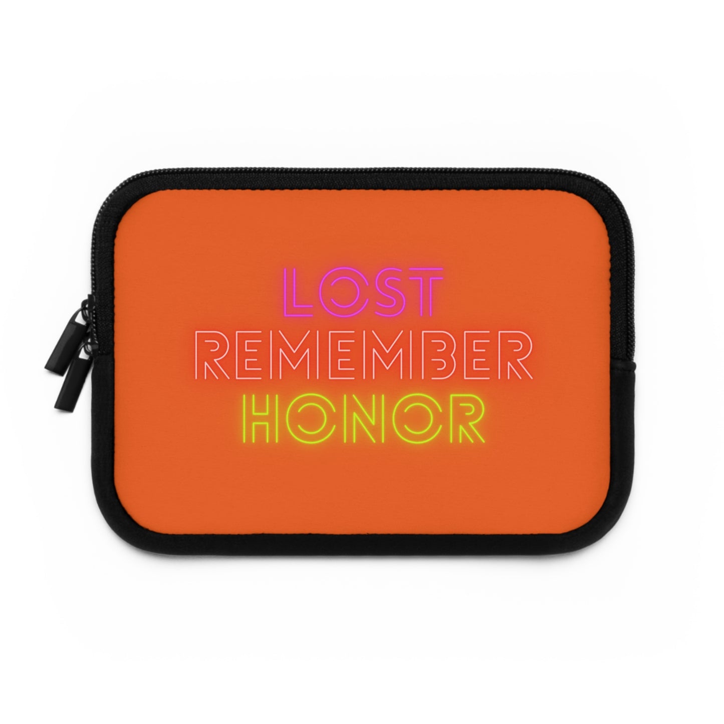 Laptop Sleeve: Lost Remember Honor Orange