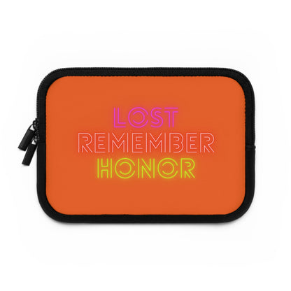 Laptop Sleeve: Lost Remember Honor Orange