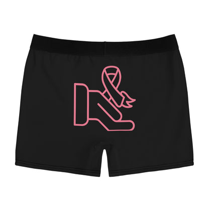 Men's Boxer Briefs: Fight Cancer Black