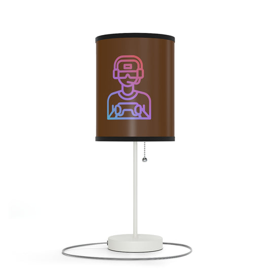 Lamp on a Stand, US|CA plug: Gaming Brown 