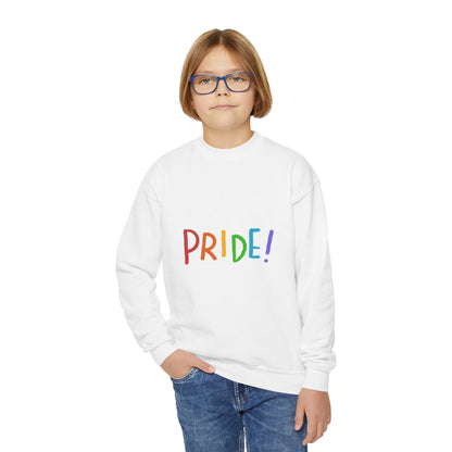 Youth Crewneck Sweatshirt: LGBTQ Pride 