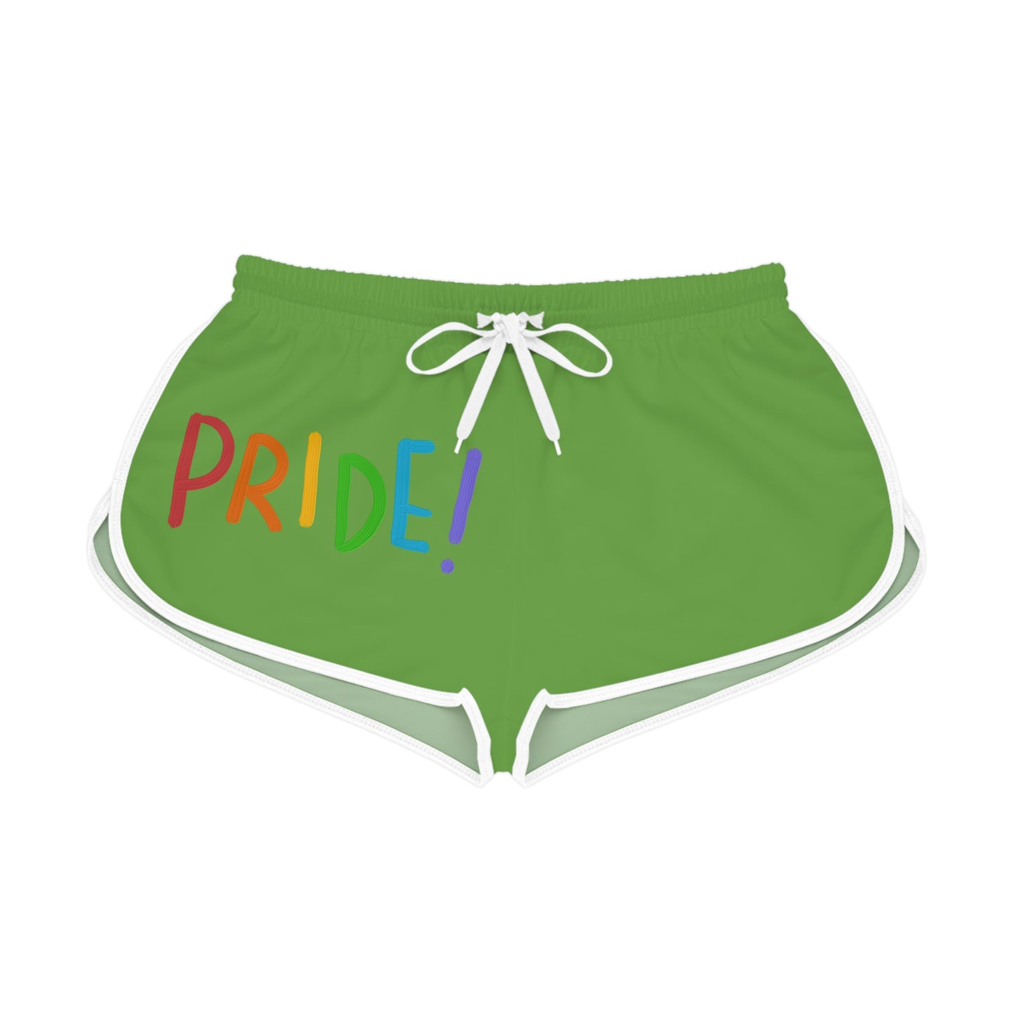 Women's Relaxed Shorts: LGBTQ Pride Green