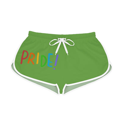 Women's Relaxed Shorts: LGBTQ Pride Green