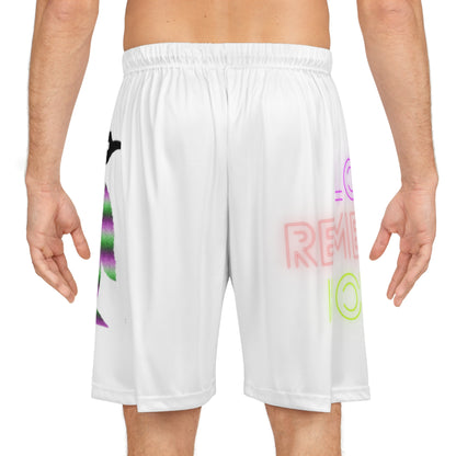 Basketball Shorts: Lost Remember Honor White