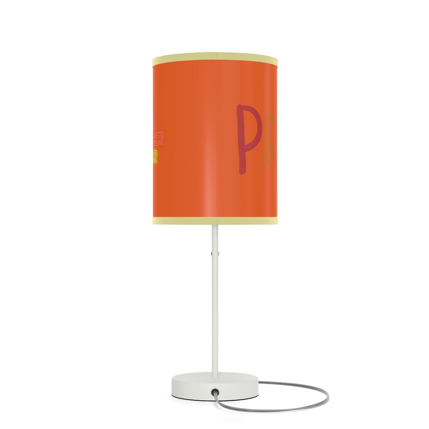 Lamp on a Stand, US|CA plug: LGBTQ Pride Orange