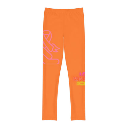 Youth Full-Length Leggings: Fight Cancer Crusta