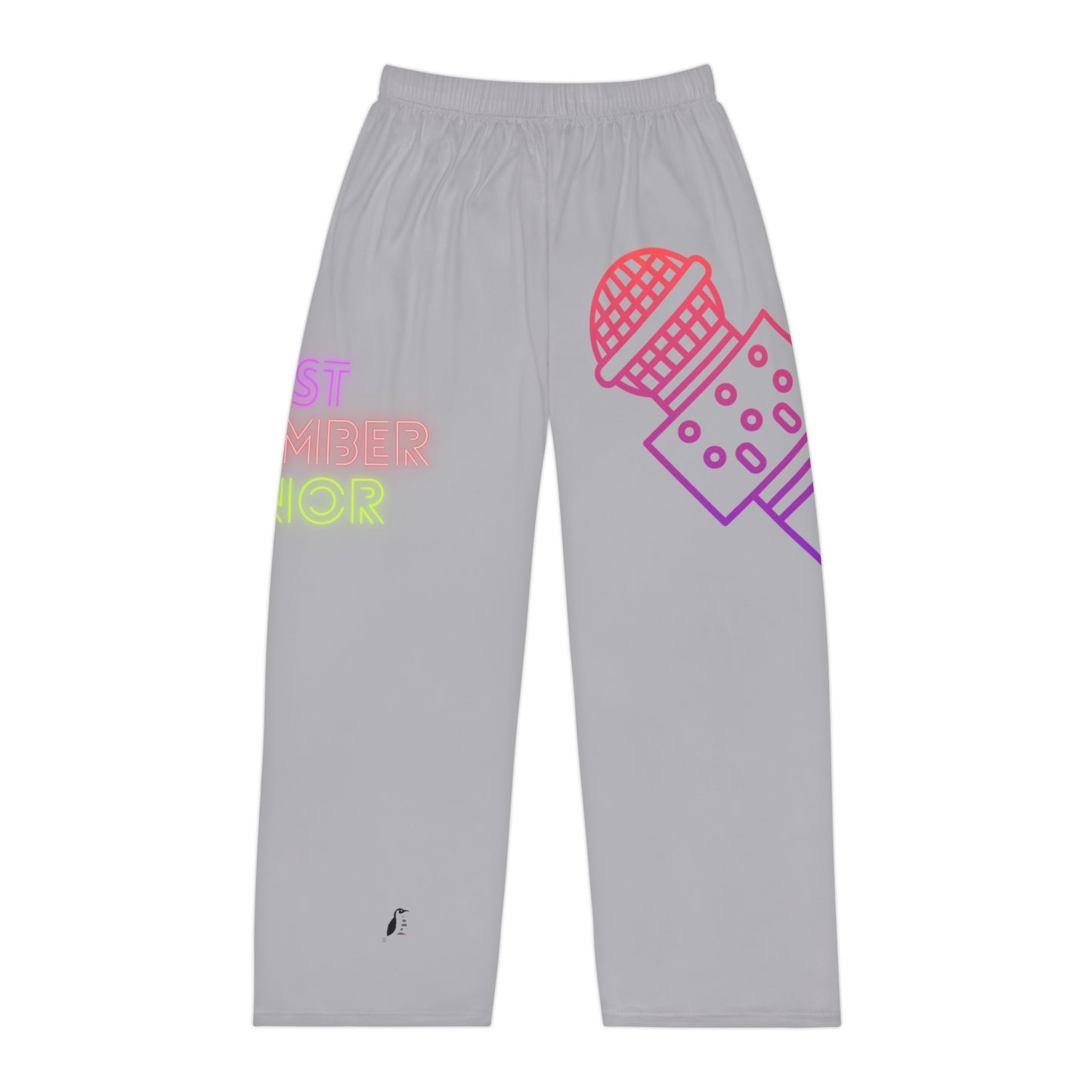 Men's Pajama Pants: Music Lite Grey