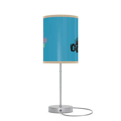 Lamp on a Stand, US|CA plug: Racing Turquoise