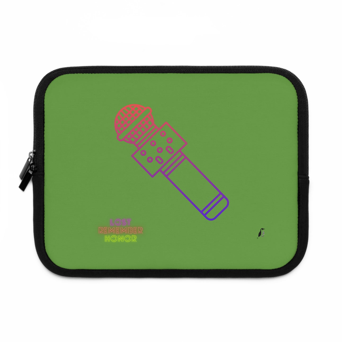 Laptop Sleeve: Music Green