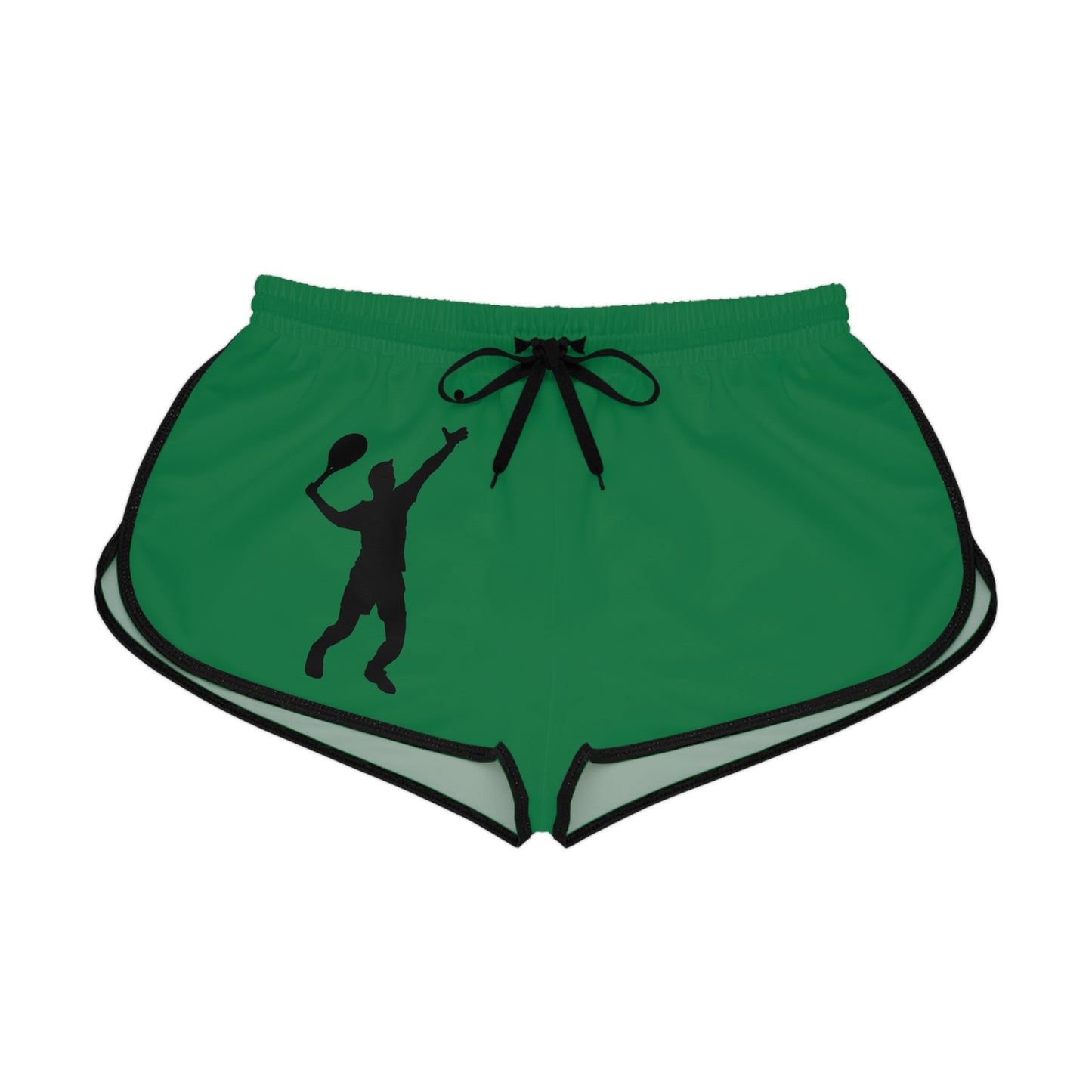 Women's Relaxed Shorts: Tennis Dark Green