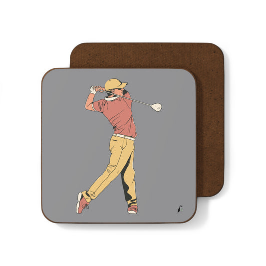 Hardboard Back Coaster: Golf Grey