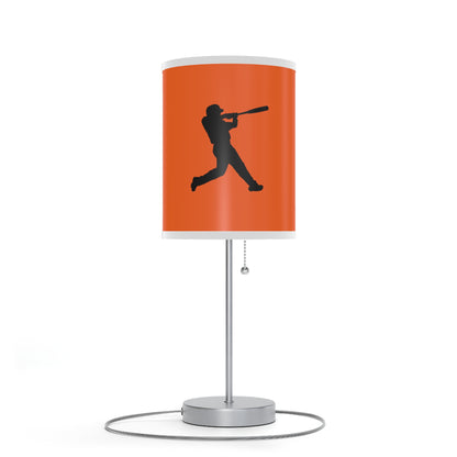 Lamp on a Stand, US|CA plug: Baseball Orange