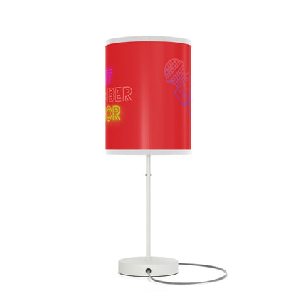 Lamp on a Stand, US|CA plug: Music Red