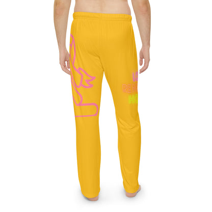 Men's Pajama Pants: Fight Cancer Yellow