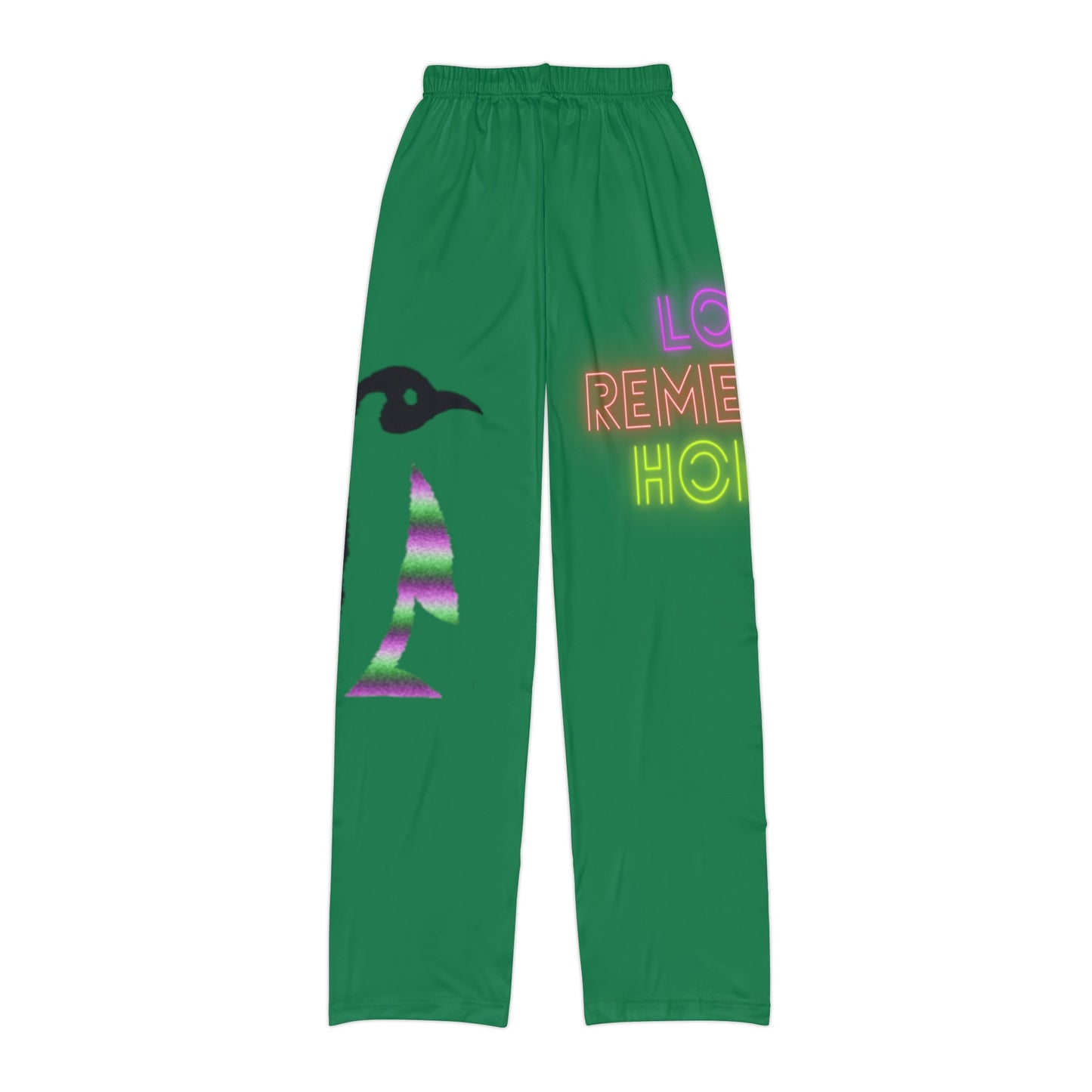 Kids Pajama Pants: Lost Remember Honor Dark Green 