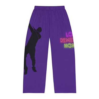 Men's Pajama Pants: Dance Purple