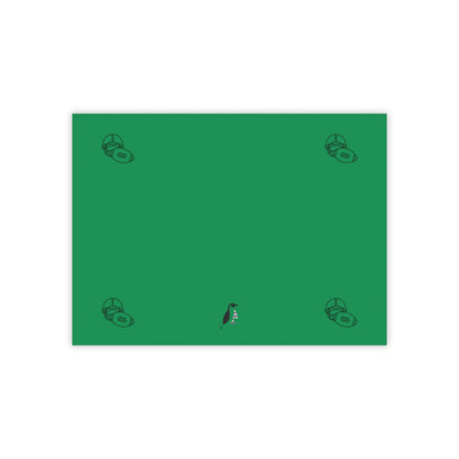 Post-it® Note Pads: Football Dark Green