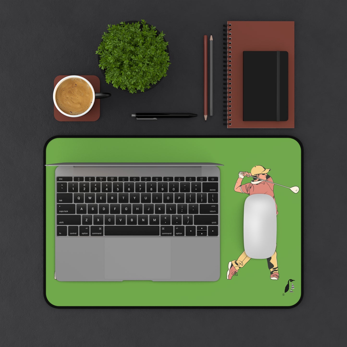 Desk Mat: Golf Green