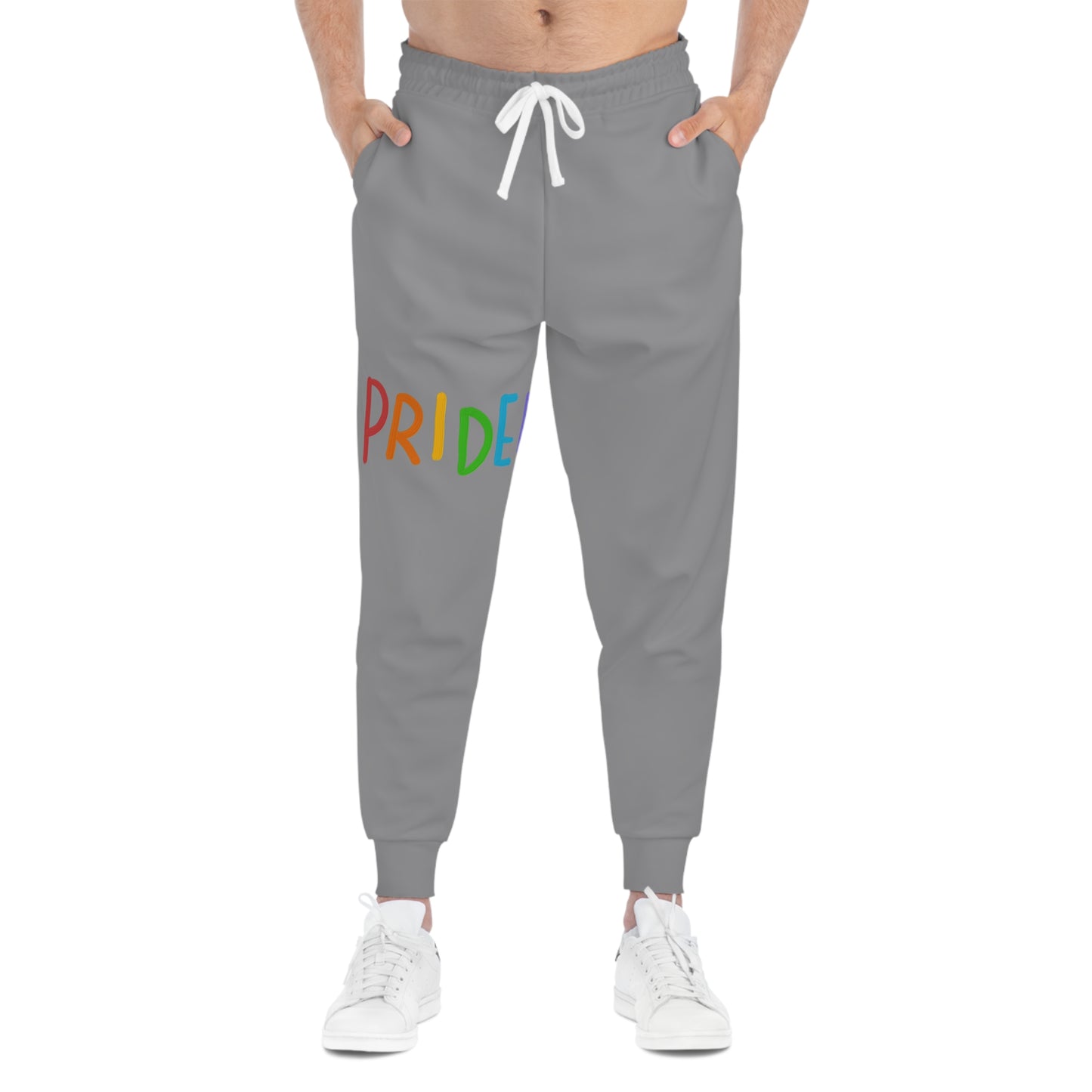 Athletic Joggers: LGBTQ Pride Grey