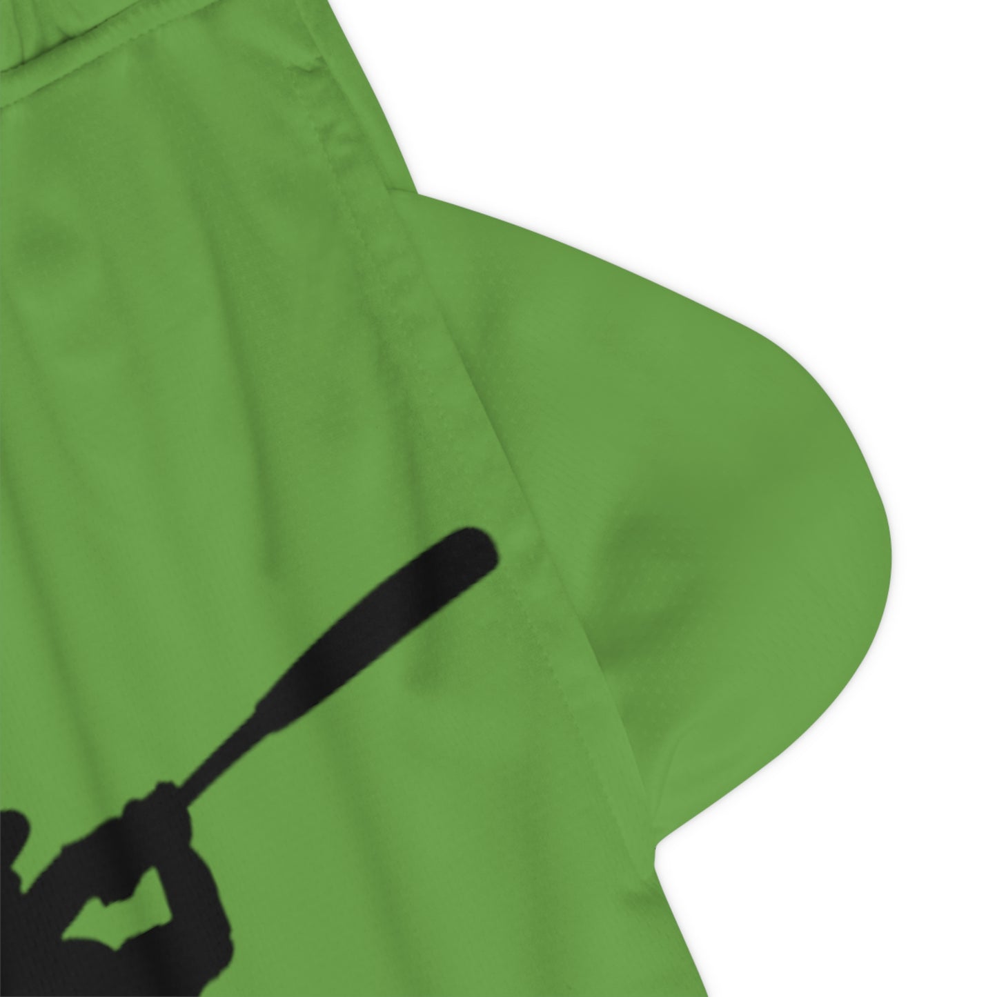 Basketball Rib Shorts: Baseball Green