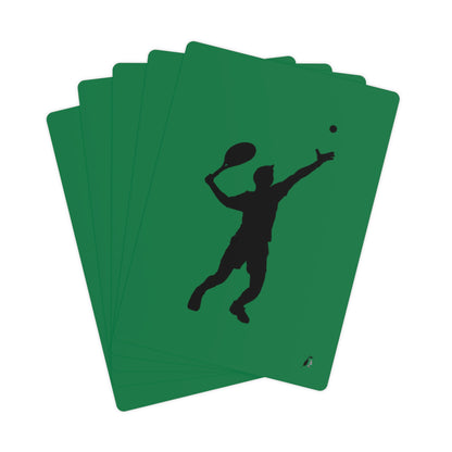 Poker Cards: Tennis Dark Green