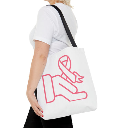 Tote Bag: Fight Cancer White