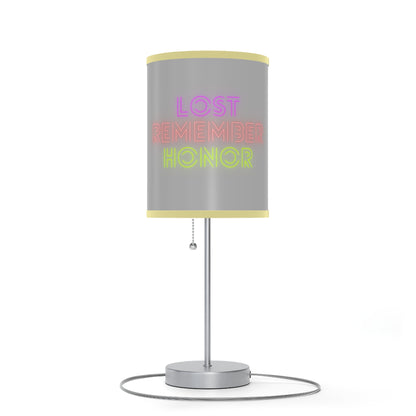 Lamp on a Stand, US|CA plug: Wolves Lite Grey