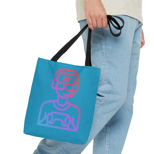 Tote Bag: Gaming Turquoise