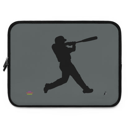 Laptop Sleeve: Baseball Dark Grey