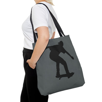 Tote Bag: Skateboarding Dark Grey