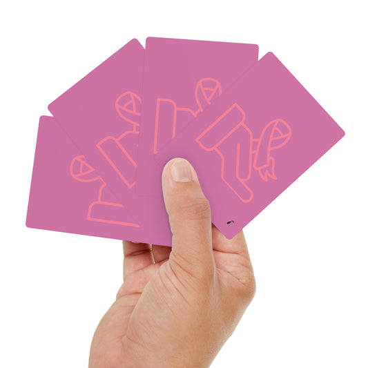 Poker Cards: Fight Cancer Lite Pink