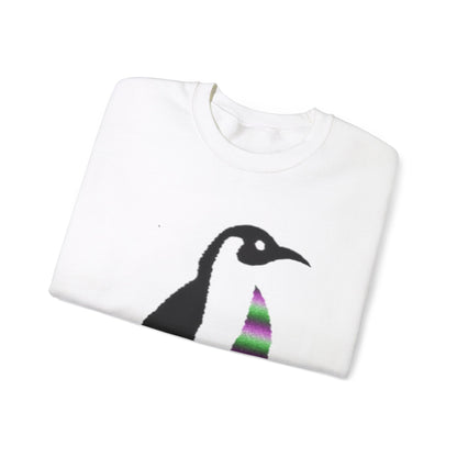 Heavy Blend™ Crewneck Sweatshirt: Crazy Penguin World Logo #1