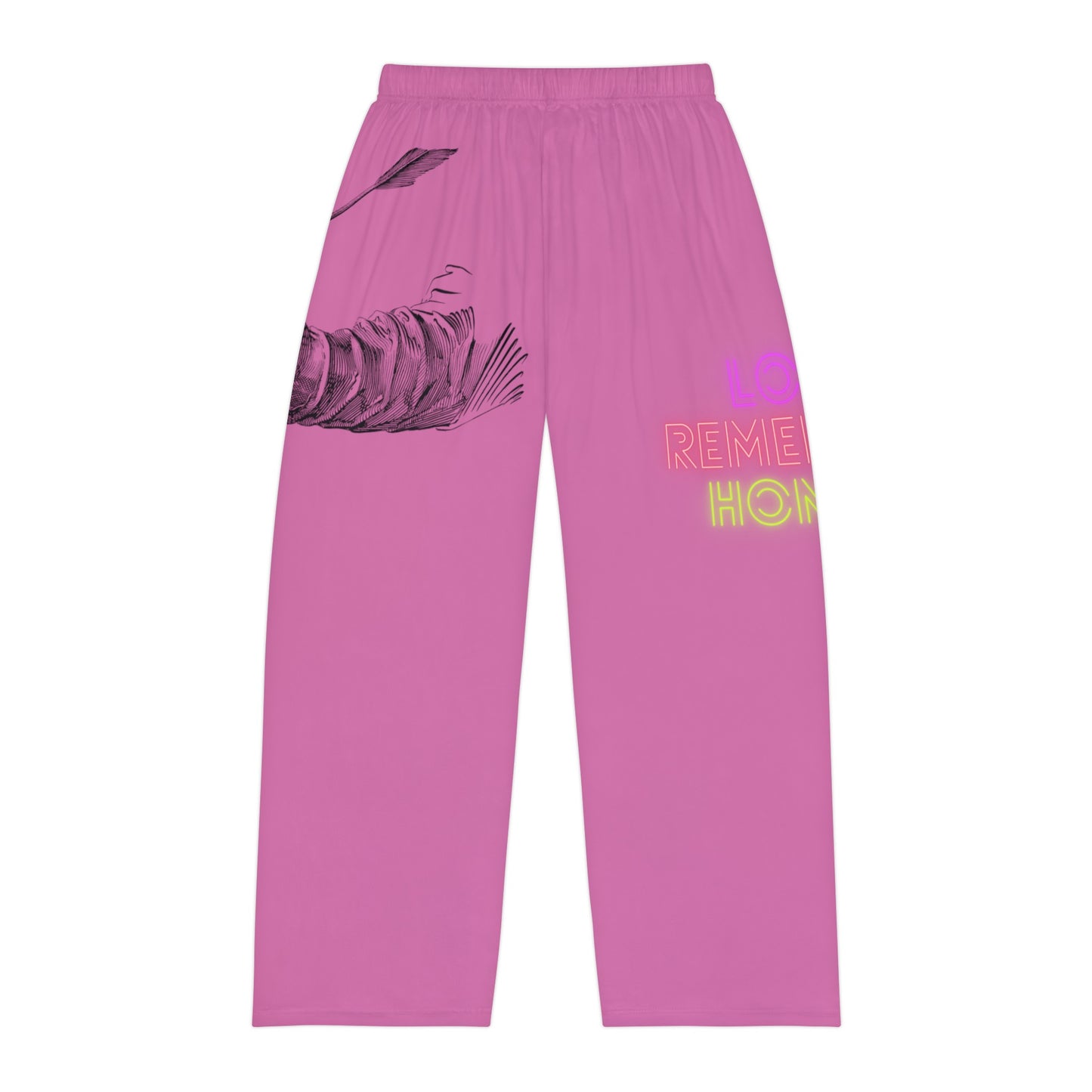 Panlalaking Pajama Pants: Writing Lite Pink 