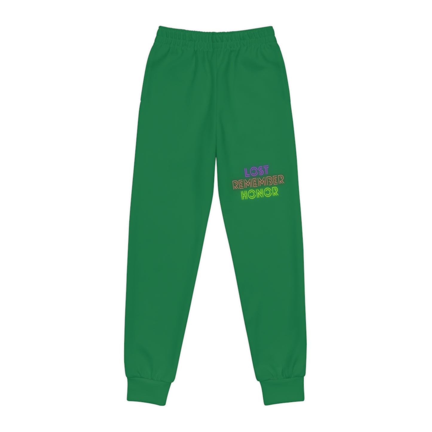 Youth Joggers: Lost Remember Honor Dark Green