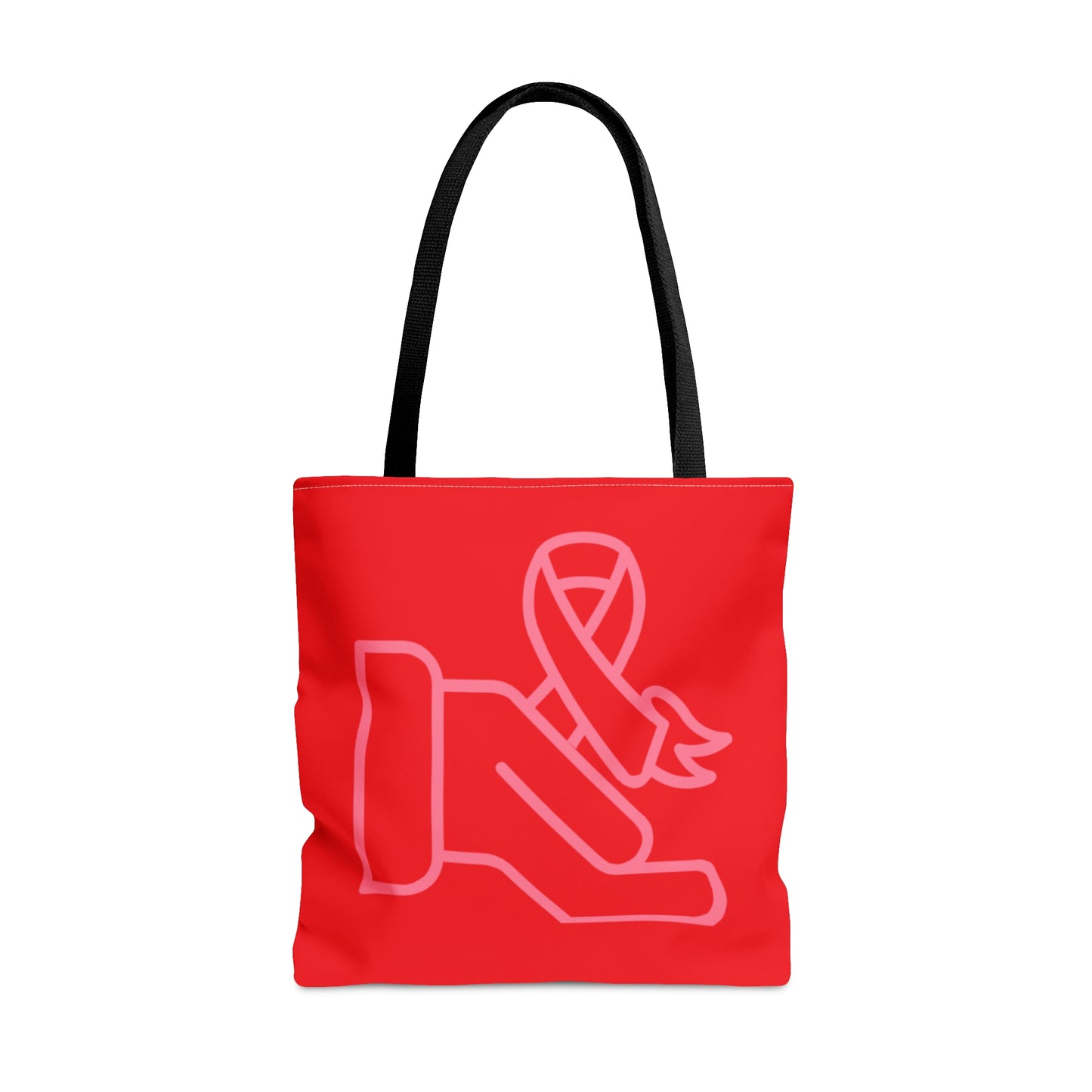 Tote Bag: Fight Cancer Red