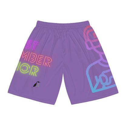 Basketball Shorts: Gaming Lite Purple