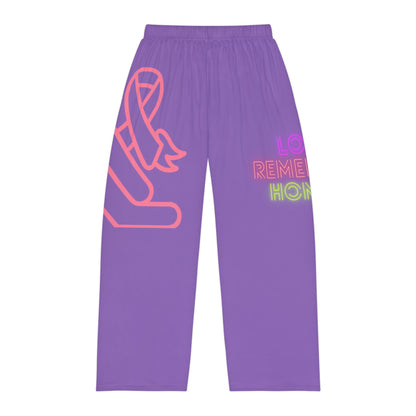 Men's Pajama Pants: Fight Cancer Lite Purple