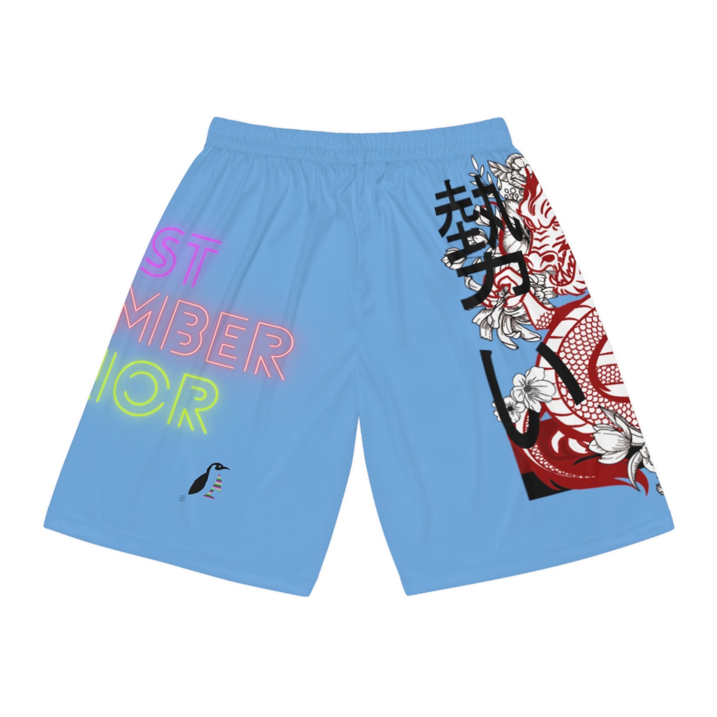 Basketball Shorts: Dragons Lite Blue